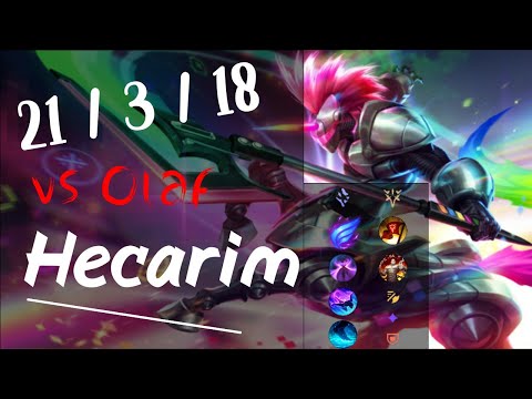Hecarim Jungle vs Olaf - Challenger Replay KR