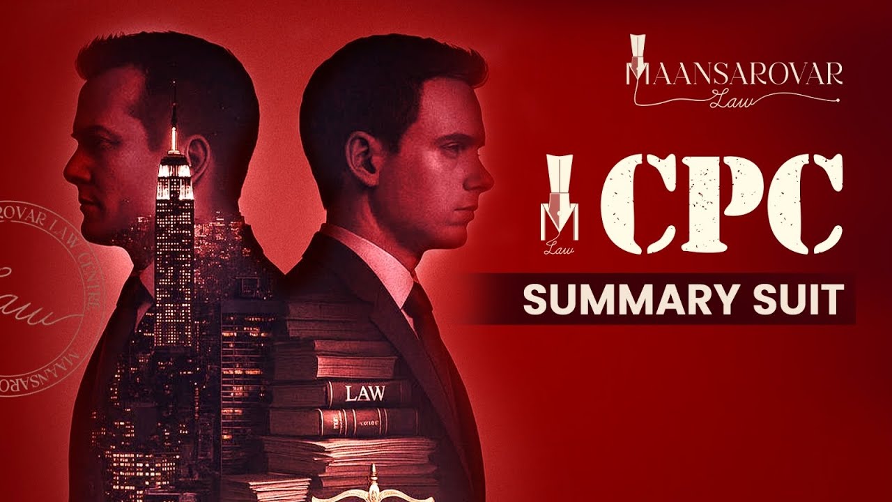 CPC - Summary Suit Order XXXVII Class - I