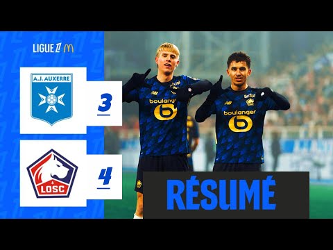 Auxerre - Lille (3-4) Le Résumé | Ligue 2025 | AJA LOSC | AJA Lille | But Benjamin André | aja lille