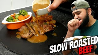 THE ULTIMATE ROAST BEEF RECIPE | SLOW COOKED ROAST BEEF RECIPE | Halal Chef