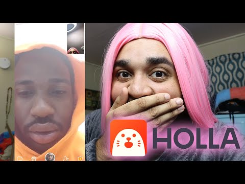 girl exposing her REAL SELF on the new omegle (HOLLA APP)
