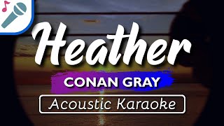 Conan Gray - Heather - Karaoke Instrumental (Acoustic)