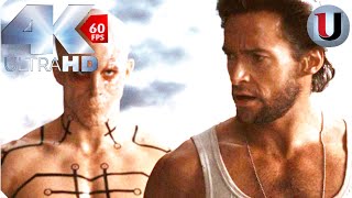 Wolverine & Sabretooth vs Deadpool - Fight Scene - X Men Origins Wolverine 2009 MOVIE CLIP (4K)