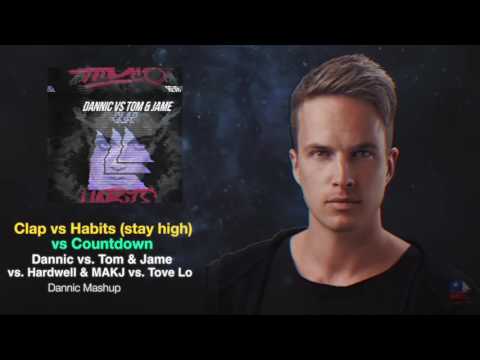 Clap vs Habits (stay high) vs Countdown (Dannic Tomorrowland 2016 Mashup)