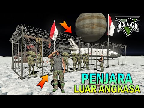 PREMAN TERKUAT BANGUN PENJARA DILUAR ANGKASA - GTA 5 YOUTUBER KOCAK PARODY