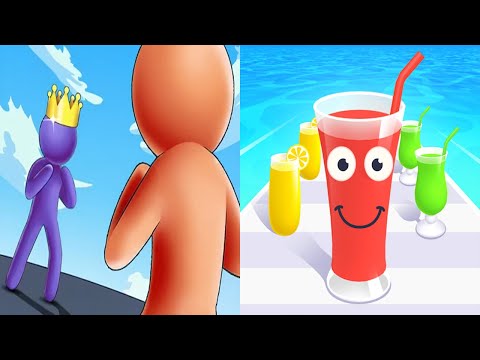 Giant Rush VS Juice Run - All Levels SpeedRun Gameplay Android iOS Ep 2