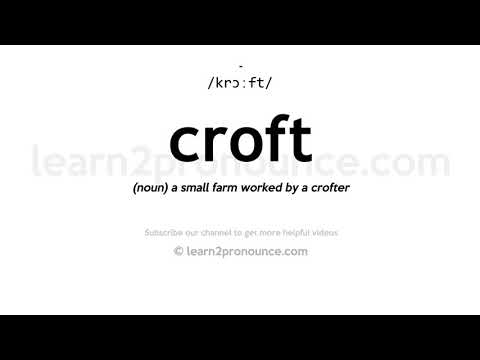 How to pronounce Croft | English pronunciation