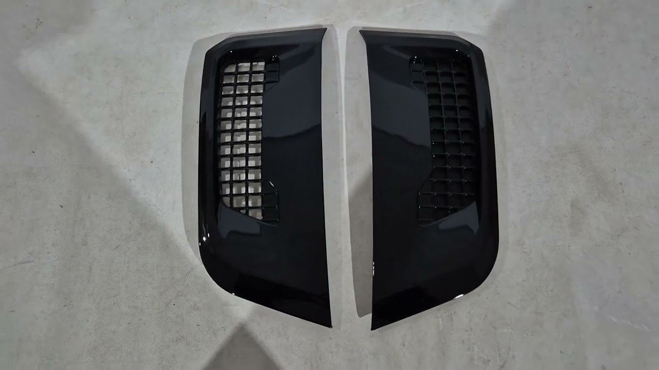 Накладки на вентиляцию крыла (2 шт) Video 1
