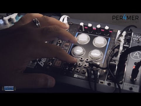 Modbap Modular Per4mer - READ DESCRIPTION - Stereo Line-Level/Modular Quad Performance Effects 2022 - Present - Black image 6