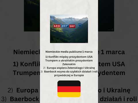 Niemieckie media publiczne 1 marca