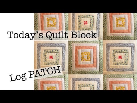 Log Patch Quilt Block - Simple SEWING