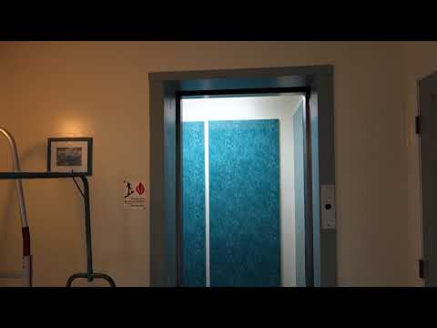 RETRO, BEACH THEMED Otis Budget Lexan Hydraulic Elevator at David's Landing Motel, Myrtle Beach, SC