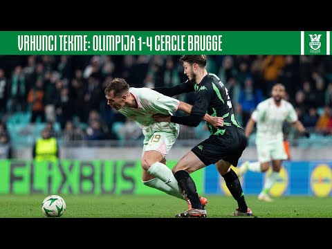 Vrhunci tekme: Olimpija 1-4 Cercle Brugge