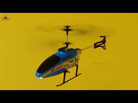 Remote Control Helicopter M12 3.5 CH unbox and flying Video