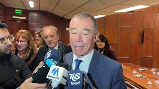Martín reclamó apoyo político de San Juan ante el planteo de Quintela