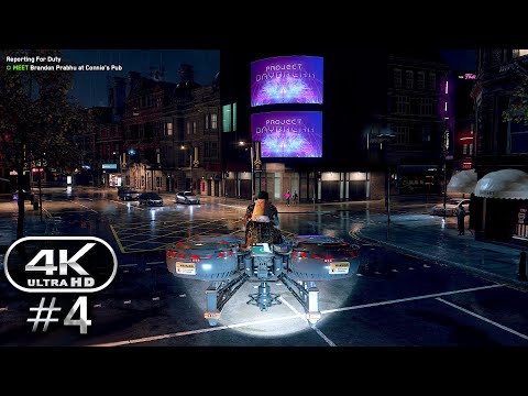 Watch Dogs Legion Gameplay Walkthrough Part 4 - PC 4K 60FPS No Commentary