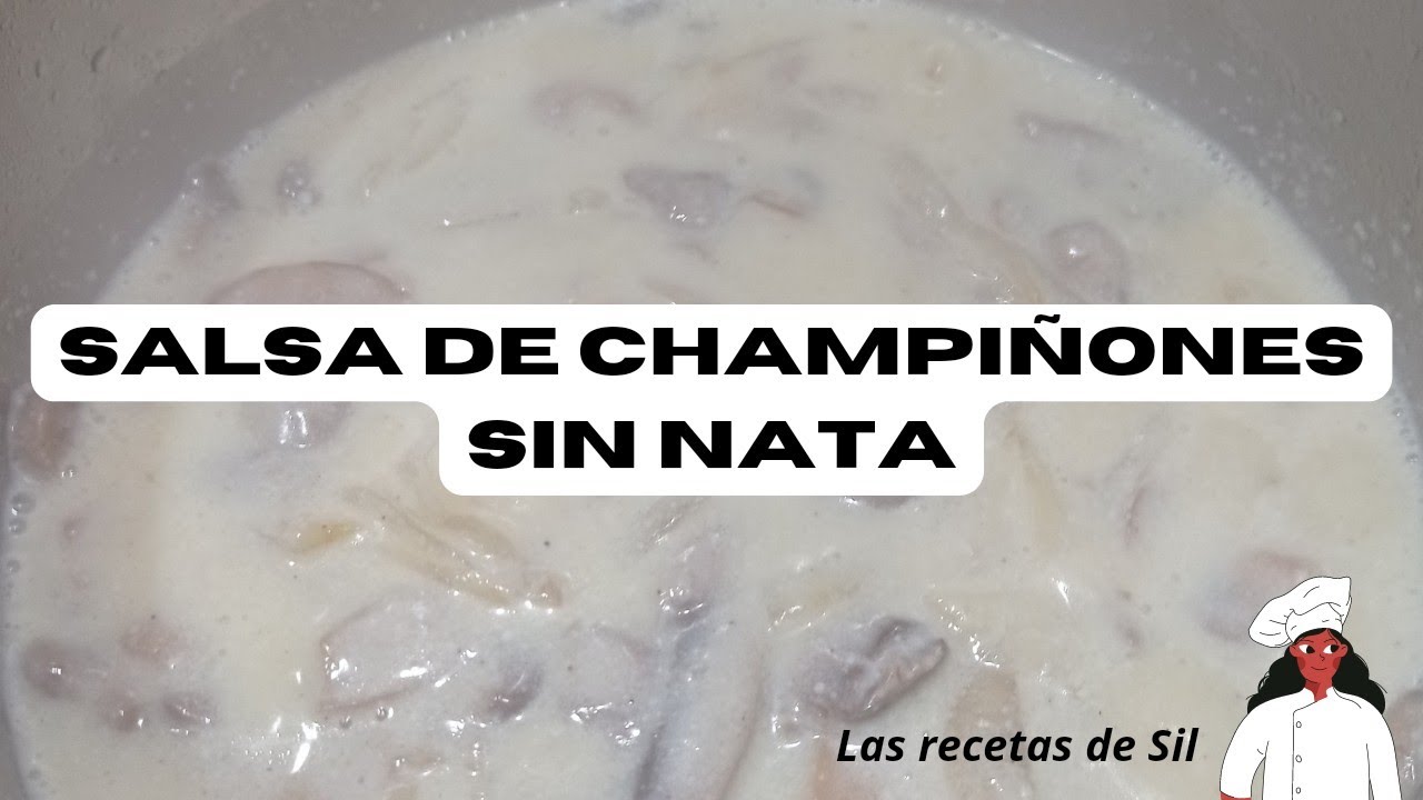 #receta salsa de champiñones sin nata 😋 #lasrecetasdesil #singluten