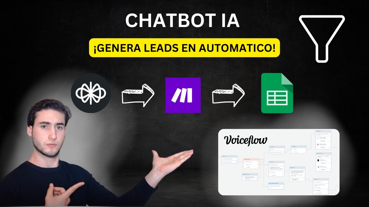 Creando un Chatbot que genera leads en Automatico (Voiceflow)