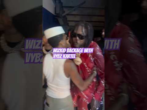 Wizkid & Vbyz Kartel back stage ❤️⚡️