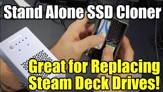 CoolPie Stand Alone SSD Cloner / Dual Drive Enclosure (feat. Steam Deck)