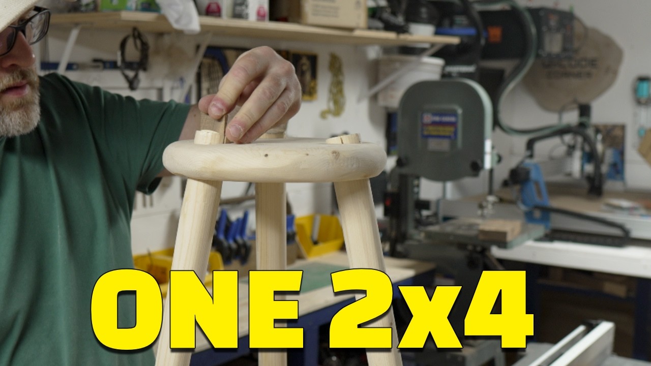 Handmade Furniture Sells! Classic Stool Using Spokeshave