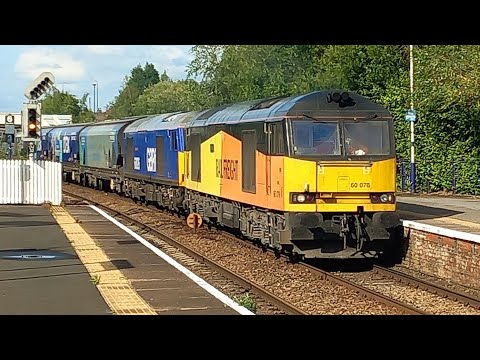 60076 & 60026 On 6M51 At Altrincham 20/8/23