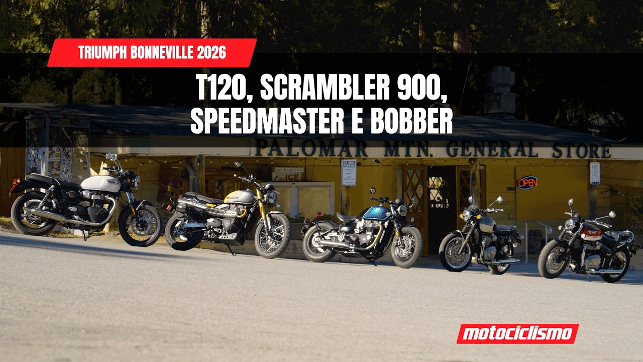 Nova linha Triumph Bonneville 2026: tudo que mudou! | T120, Speedmaster, Bobber e Scrambler 900