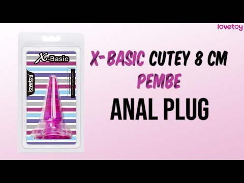 X-Basic Cutey 8 Cm Pembe Anal Plug