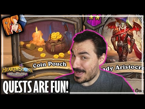 A LITTLE QUEST GOES A LONG WAY! - Hearthstone Battlegrounds