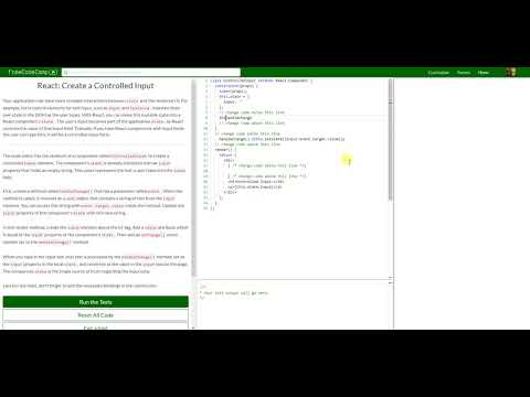 React Create A Controlled Input 28
