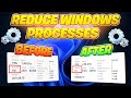 How To Get LOWER PROCESSES on Windows 10 & 11✅ (FPS BOOST & LOWER SYSTEM LATENCY)