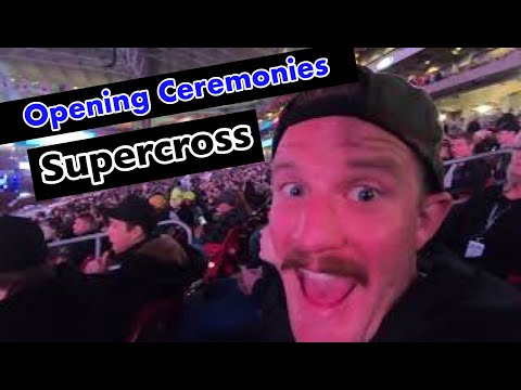 GLENDALE SUPERCROSS OPEN CEREMONIES | ROB WITZIG VLOG