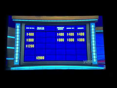 Double Jeopardy, Jim Gilligan Day 2 - 3rd Daily Double (1/11/21)