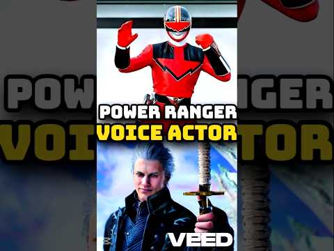Power Ranger actors who are Voice Artists #powerrangers #redranger #powerrangerstimeforce #shorts