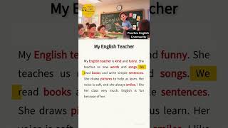 English Listening Practice – My English Teacher | Short English Story with Subtitles