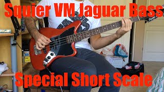 Video thumbnail for Squier VM Jaguar Bass Special SS [2 Minute Demo] by My Bassist Chris