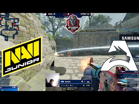 NAVI JUNIOR vs SPIRIT ACADEMY - A1 GAMING LEAGUE - HIGHLIGHTS