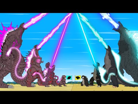 Evolution of Godzilla vs Evolution of "SHIN GODZILLA MINUS ONE" Tyranny grows | Godzilla Cartoon
