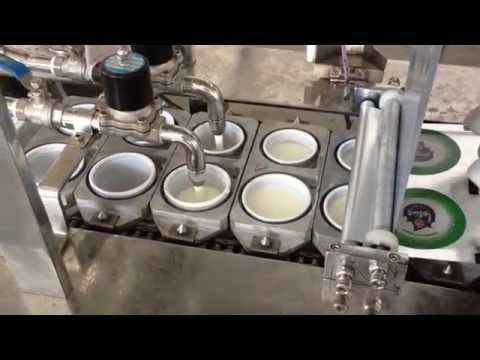 Water Curd Cup Filling & Sealing Machine