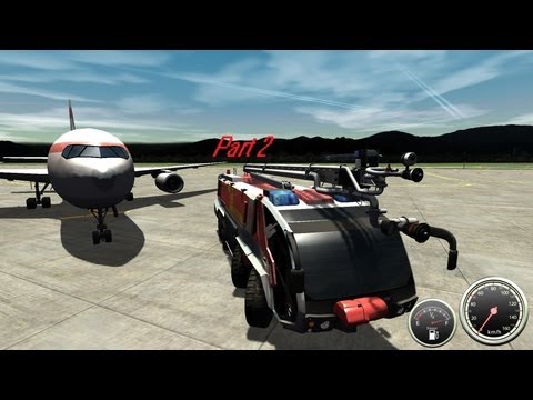 Lets Play Flughafen Feuerwehr Simulator Part 2 Die erste Schicht