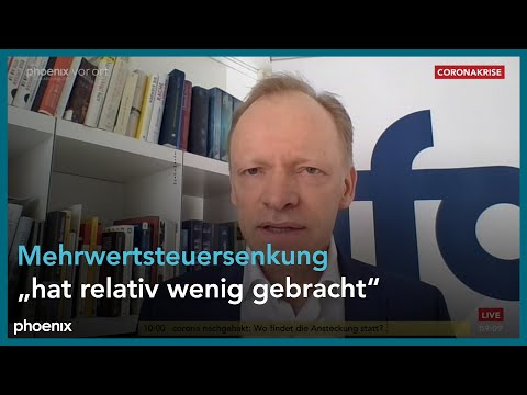 phoenix tagesgespräch mit Clemens Fuest zu den wirtschaftlichen Folgen der Corona-Krise am 08.04.21