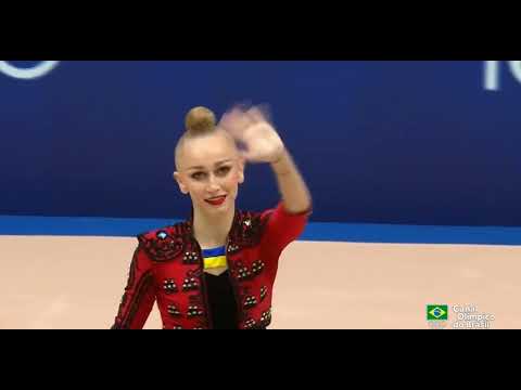 Viktoriia Onopriienko Hoop Final 35,250 SILVER - World Cup Milan 2023