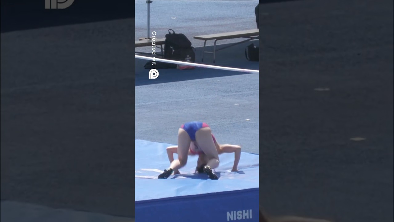 驚異の跳躍！陸上アスリートのハイジャンプに挑戦 #athletics #sports #trackandfield