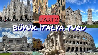 PART 2 PRONTOTURLA BÜYÜK İTALYA TURUNA GİTTİK VLOG I NAPOLİ ROMA FLORA