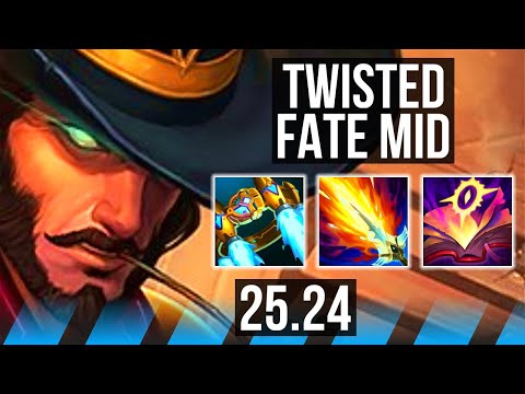 TWISTED FATE vs SYLAS (MID) | Perfect KDA: 9/0/13 | EUW Master | 25.24