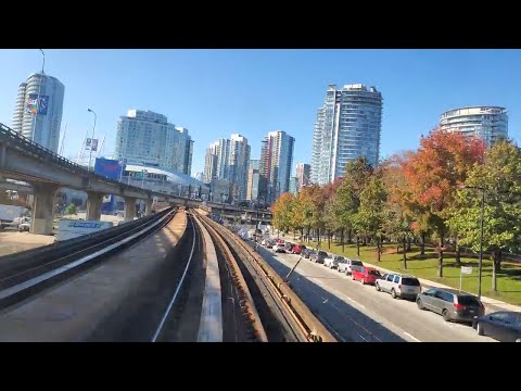 Vancouver SKYTRAIN END-TO-END RIDE: EXPO LINE WESTBOUND Early Afternoon, Fall 2019