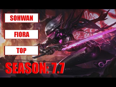 Jin Air GreenWings SoHwan Play Fiora Top Challenger Korean Pro Replay