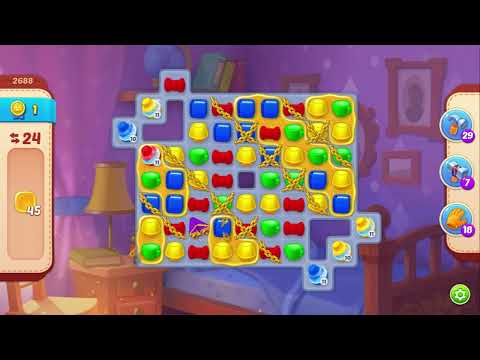 Homescapes Level 2688  (No boosters) / Уровень 2688  (Без бустеров) 22.05.2022