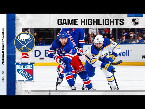 Sabres @ Rangers 4/10 | NHL Highlights 2023