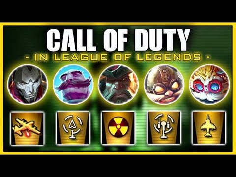 *EXTREME NOSTALGIA* CALL OF DUTY TEAM COMP IN LEAGUE OF LEGENDS 2019